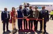 FLYSAFAIR CAPE TOWN- WINDHOEK ROUTE TAKES OFF