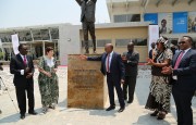 Andimba Toivo Ya Toivo Stands Proud at Airport Named After Him